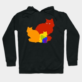 Rainbow cats Hoodie